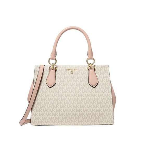 MICHAEL Michael Kors Marilyn Blush Medium Satchel - Picture 1 of 11